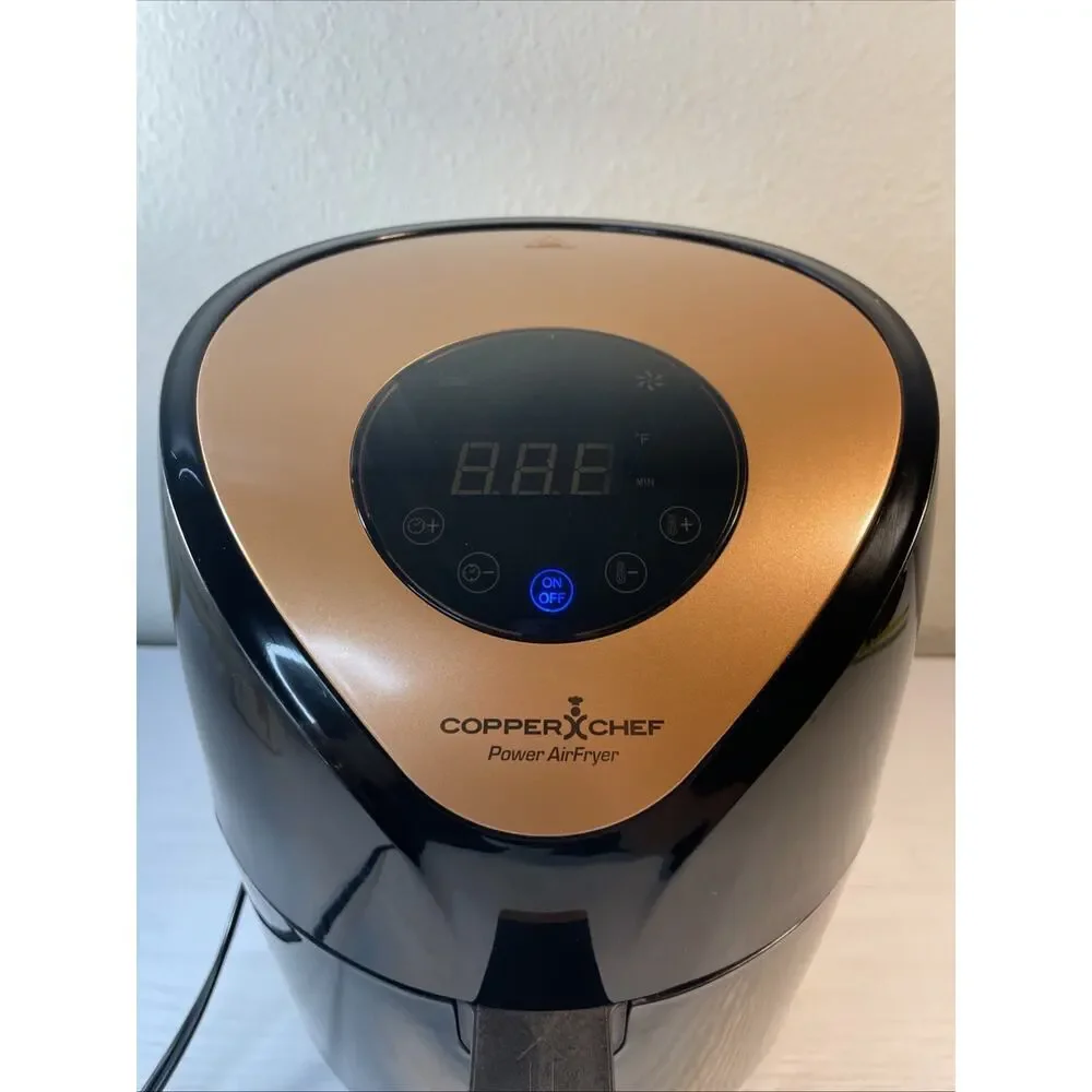 Copper Chef 2Qt Air Fryer Black - No Box. Open Box. Never Used Before